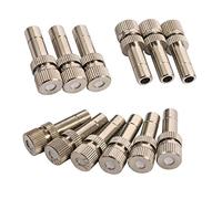 40Pcs Brass isting Nozzles Kit for Cooling System, Quick Connect ister Heads, ister Nozzles, Fog Nozzles for Patio isting System Outdoor Cooling System Garden Water ister (Size : 0.1mm)