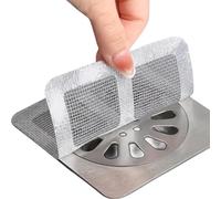 40Pcs Desechable Rejilla Desague Ducha Floor Drain Sticker, Atrapapelos Ducha de la Ducha para Evitar que los Desagües Obstruidos, para Accesorios de Baño, Esenciales para la Cocina, Fregadero, Bañera