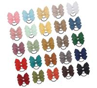 40pcs Grosgrain Ribbon Hair Elastic Risshaarbindungen für Baby Girls Babys praktische Haarbänder Haarakesorien