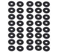 40Pcs Guitar Strap Gasket | Secure PE Lock Washers | Universal Replacement for Bass/Acoustic/Electric Guitar | Reduces Strap Friction & Button Damage