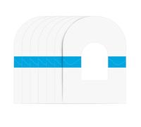40pcs Omnipod Parches impermeables y transparentes, para Omnipod, transpirables, hipoalergénicas y autoadhesivas, con agujero, duran hasta 10 días
