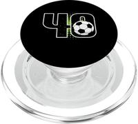 40th Birthday Boy Soccer Player Football 40 Years Old PopSockets PopGrip para MagSafe