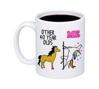 40th Birthday Gifts for Women - 40 Years Old Coffee Mug Birthday Gifts for Her/him -mum 40th Birthday Gifts Christmas Mothers Day Presents for Mummy D
