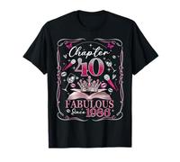 40th Birthday Queen Chapter 40 Fabulous Since 1986 Women Camiseta