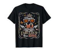 40th Birthday Queen Chapter 40 Fabulous Since 1986 Women Camiseta