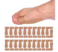 40uds/20 Pares Vendas para Dedos Superpuestos, Corrector de Dedos Autoadhesivo Transpirable para Mujeres y Hombres