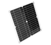 40W 18V Kit de placa de carga de células solares Interfaz USB Conjunto de cargador de batería solar Conjunto de cargador de panel solar a prueba de agua Equipo de fuente de alimentación móvil flexible