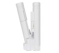 40X Mini microscopio de bolsillo portátil doble tubo lupa con luz LED para leer libro mapa joyería artesanía identificación (40X)