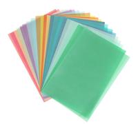 40x Papel Cebolla A4 Colores 100g/m², 20 Colores, Papel Vegetal Colores A4, Papeles de Calco Imprimible Transparencia para Imprimir Dibujos Hacer Lanterne Manualidades