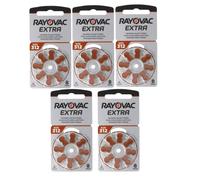 Rayovac Extra 312-8 Pilas para audífonos de Alto Rendimiento, Pilas de Zinc-Aire, 1 blíster, marrón, 312AUX-8XEMF