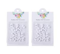 40x/Set Lazo de uñas de resina 3D arco uñas arte uñas arte decoración joyas accesorios para salones de uñas