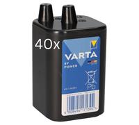 40x Varta 4R25 431 6V 8.500mAh Batería De Zinc-Carbón