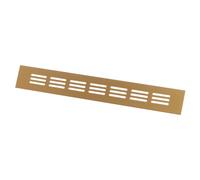 40x300mm Rejilla de Ventilación de Aluminio para Muebles - Rejilla Dorada para Puerta, Armario, Radiador