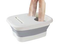 40x32x17cm Piscina De Baño De Pies Plegable, Diseño De Masaje, Tazón De Remojo De Pies, Bañera De Baño De Pies Plegable, Resistencia A Temperaturas Altas Durabled Y Portátil