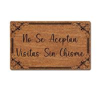 40X60Cm Alfombra De Baño No Se Aceptan Visitas Sin Chisme Alfombra De Bienvenida Antisuceidad Alfombrillas Absorbente Felpudo De Entrada para Oficina Pasillo Sala