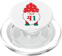 41 Gnomo de Navidad 4 1 Cuarenta y uno Felices Fiestas Divertidas Gen Z PopSockets PopGrip para MagSafe