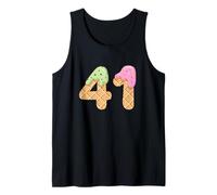 41 Goteo de Helado 4 1 Cuatro Uno Divertido Gen Z Meme 67 Broma 6 7 Camiseta sin Mangas