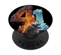 41 Lava & Ice Four One | Gen Alpha Slang | Meme PopSockets PopGrip Adhesivo
