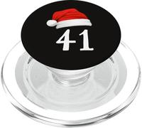 41 Navidad Santa 4 1 Cuarenta y uno Felices Fiestas Divertidas Gen Z PopSockets PopGrip para MagSafe