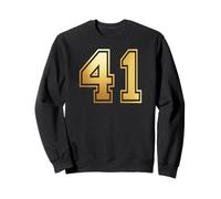 41, número Cuarenta y un, gráficos de Deportes de Equipo Sudadera