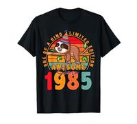 41 Year Old Sloth Vintage 1985 Limited Edition 41st Birthday Camiseta