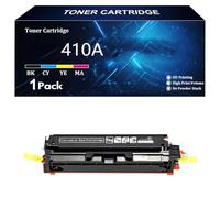 410A Cartuchos Tóner Compatible Reemplazo para HP CF410A 410X CF410X para HP Color LaserJet Pro M452dw M452nw MFP M477fnw M477fdn M477fdw M377dw Impresora,Black-1 Pack