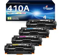 410A Toner Kompatibel für HP 410A 410 410X CF410X CF410A Color Laserjet Pro MFP M477fdw M477fdn M377dw M477fnw M452dn M452dw M452nw M452 M477 M377 (Negro 2-Pack)
