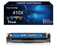 410X 410A Cartuchos de Tóner de Repuesto para HP 410X 410A CF410X CF411X CF412X CF413X para HP Color LaserJet Pro M452dw M452dn M452nw MFP M477fnw M477fdn M477fdw M377dw,C-1 Pack