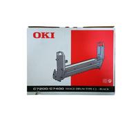 OKI - Black Image Drum for Okipage C7200/C7400 tambor de impresora Original