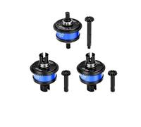 4140 Acero + Aluminio 7075 Aleación delantera y central y trasera diferencial completo 13/43T/1.0 MOD para LOSI 1:8 LMT 1.0 / LMT 2.0/1:10 TLR Tuned LMT Tuned LMT Monster Truck Upgrades - Azul