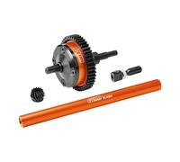 4140 Carbon Steel + Aluminum 7075 Alloy Centre Complete Differential For Traxxas 1/16 Mini Slash 4X4 Short Course Truck-108164-1 Upgrades - Orange
