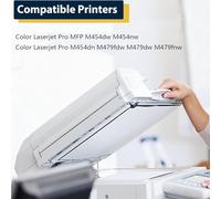 415X con Chip Compatible Cartuchos de Tóner para HP 415X 415A W2030X W2030A para HP Color LaserJet Pro MFP M454dw M454nw M454dn M479fdw M479dw M479fnw Multifunción Impresoras ,Cyan-1 Pack