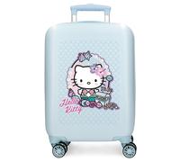 4181311 TROLLEY ABS 50CM. 4R. MERMAID KITTY AZUL CLARO