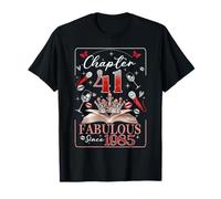 41st Birthday Queen Chapter 41 Fabulous Since 1985 Women Camiseta
