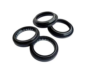 41x53x10,5 41 * 53 Cubierta Antipolvo del Sello De Aceite La Horquilla Choque Frontal para Suzuki AN RM DR 150 250 400 GS500(Black- 1 Set)