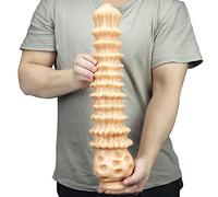 42.5 Consolador Realista Consolador Gigante, Consolador Monstruo Consolador Anal XXL Grueso, Tapón Anal de Silicona Juguete Sexual de Fantasía para Hombres, Mujeres, Parejas (1,7 KG)(Fleischfarben)