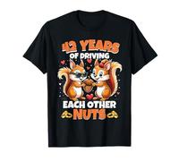 42º aniversario de bodas 42 años de volverse locos Camiseta