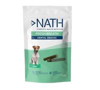 42 barritas Nath Snacks Dentales Mini Fresh Breath para perros ¡Pack ahorro!