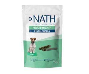 42 barritas Nath Snacks Dentales Mini Fresh Breath para perros ¡Pack ahorro!