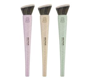 ¡42% DTO! Natural Fiber Brocha Flat Top Kabuki Maquillaje Fluido
