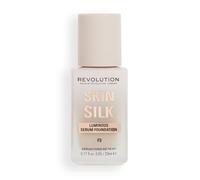 Makeup Revolution, Skin Silk Serum Foundation, Light to Medium Coverage, Contains Hyaluronic Acid, F3, 23ml