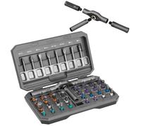 42 En 1 Magnético Juego De Destornilladores, Con 40 Cabezas De Lote, Con Mango Desmontable, Kit De Mantenimiento Portátil, Adecuado Para DIY, Muebles, Bicicletas Y Mantenimiento De Computadoras