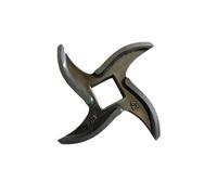 42# La Máquina For Picar Carne Parte El Agujero Central De La Forma Redonda Cruzada De La Cuchilla Del Acero Inoxidable 22 X 22m M