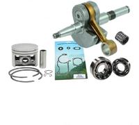 42 mm 44 mm 44,7 mm Ajuste S=tihl MS260 026 024 MS240 024AV Reparación de motor de motosierra Pistón Cigüeñal Cojinete de bolas Sello de aceite Kit de junta(44mm MS260)