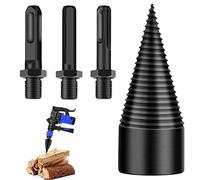 42 mm Taladro de Cono,Divisor de Madera,Taladro Escalonado,Partir Troncos de Madera,Taladro Eléctrico Cónico,Partir Troncos de Madera,Cortar leña,Cortador de Troncos,Tornillo de Cono Conductor