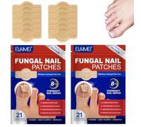 42 parches para hongos en las uñas, tratamiento para hongos en las uñas de los pies, apósitos para uñas, reparación extrafuerte de 8 horas, eficaz contra infecciones por hongos