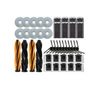 42 Piezas para X60 Pro Ultra: Accesorios Completos para Aspiradora Robot, Cepillo Lateral Principal, Paño de Fregona, Filtro, Bolsa para el