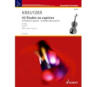 42 Studies or Caprices: violin.