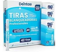 42 Tiras Blanqueadoras de Dientes + Lápiz Blanqueador | Kit Blanqueador Dental Profesional en Casa, sin Sensibilidad, Sabor Menta, Resultados en 7-14 Días | Dentae