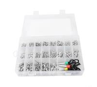 420 conectores eléctricos automotrices y kit de herramientas de extracción de terminales con 21 tamaños 1/1.5/1.8/2.2/2.8/3.5 mm para pines de cobre estañados, impermeables, a prueba de polvo